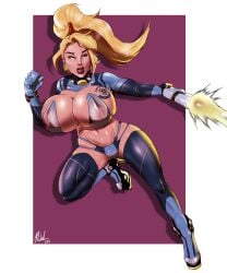 samus aran from metroid by hotsriracha