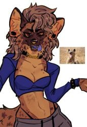 1girls anthro big_breasts breasts bunnyboogi female furry hyena solo solo_female tagme