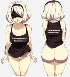yorha 2b from nier: automata by badlavender