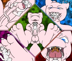 2boys abstract_background absurd_res anthro balls ballsack blue_eyes cartoony comic erection foot_fetish foot_lick foot_play foreskin game_freak gay hi_res humanoid_penis imminent_vore in_mouth intact legendary_pokemon licking male male/male male_only mammal masturbation mew mouse mouth_shot murid murine nintendo open_mouth oral oral_sex partially_retracted_foreskin penile penile_masturbation penis pokémon_(species) pokemon pokemon_(species) rodent scrotum size_difference smooth_penis suiro tail testicles tongue tongue_out uncut unretracted_foreskin unwilling_prey video_games vore