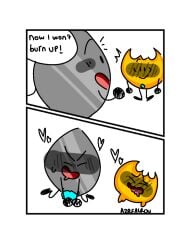 battle_for_dream_island blush blushing boner colored colored_version dialogue edit edited erection firey firey_(bfdi) imminent_sex jacknjellify jnj leafy_(bfdi) object_show object_shows tentacle_penis vaginal vaginal_penetration vaginal_sex