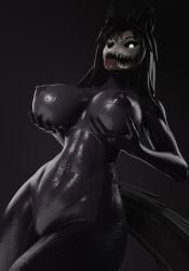 3d anthro big_breasts huge_breasts mal0 malo moky scp-1471 scp-1471-a scp_foundation skull_head