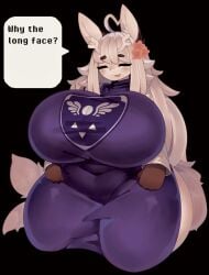 1girls anthro big_breasts breasts cleavage cosplay costume female female_focus female_only fur furry hyper_breasts tail toby_fox toriel toriel_(cosplay) toriel_(undertale) undertale undertale_(series) wooooziee