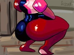 big_ass big_butt chszan_chan garnet_(steven_universe) spandex steven_universe tagme thight_clothing