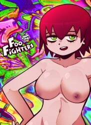 1girls 2024 2d 2d_(artwork) alternate_version_at_source areolae breasts colorful_background completely_nude completely_nude_female female foo_fighters green_eyes jojo's_bizarre_adventure looking_at_viewer nipples nude nude_female pinup red_hair red_hair_female shounen_jump solo_female space-c0wb0y-6251 stone_ocean