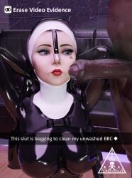 1boy 3d armpits arms_up assassin before_oral before_sex big_penis bioshock bioshock_infinite blender clothed_female_nude_male dark-skinned_male dark_skin elizabeth_comstock english_text fat_cock fat_male female foreskin game_ui gun_holster hitman hitman_absolution holster interracial latex latex_clothing latex_suit lipstick male nose_hook nun nun_outfit penis pubic_hair queen_of_spades skyebunny smelly_cock snapchat steamy_penis tactical_gear tattoo text uncircumcised unseen_male_face