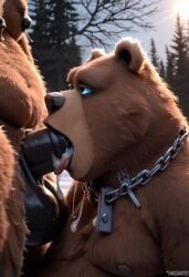 ai_generated baby_bear_(puss_in_boots) chubby chubby_anthro chubby_male dreamworks dreamworks_animation father_and_child father_and_son fellatio fellatio_face gay gay_sex incest incest_(lore) male_only papa_bear_(puss_in_boots) puss_in_boots:_the_last_wish puss_in_boots_(dreamworks) puss_in_boots_(film) puss_in_boots_(franchise) puss_in_boots_the_last_wish shrek_(series) universal_pictures universal_studios ursid yaoi