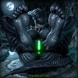 3d alien alien_(franchise) alien_girl aliens anus barefoot feet female foot_fetish monster monster_girl pussy soles solo teratophilia thekidxeno xenomorph xenomorph_praetorian xenophilia