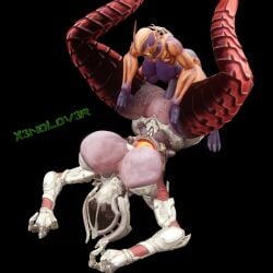 demon demon_girl doom female futa_on_female futanari imp_(doom) khan_maykr monster monster_girl size_difference thekidxeno vaginal_penetration vaginal_penetration