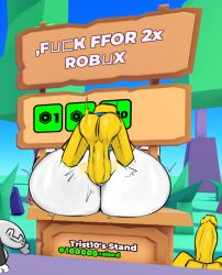 2d 4boys ass balls big_cock blocky_body gay huge_ass hyper_cock male_only mating_press noob orangehoodedman paid_sex penis pls_donate roblox roblox_game robloxian size_difference small_but_hung tagme trist_(orangehoodedman) veiny_balls yellow_skin