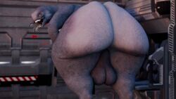 3d 3d_animation animated ass_focus big_balls big_booty big_butt big_butt_(male) halo_(game) halo_(series) no_sound non-human non-human_only sangheili solo solo_male tagme twerking video zenith741