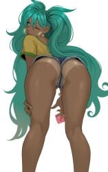 1girls ass big_ass big_thighs braless brazil brazilian brazilian_female brazilian_flag brazilian_flag_print brazilian_miku breasts cheshirrr colored_nails condom cyan_eyes cyan_hair dark-skinned_female earrings female female_only fully_clothed hatsune_miku huge_ass huge_thighs latin_american_hatsune_miku_(meme) long_hair looking_at_viewer medium_breasts painted_nails sandals shirt short_shorts shorts smile solo tagme tan tan_body tanline tanned_female thick_hips thick_thighs thighs thong thong_panties tongue_out twintails underboob vocaloid winking_at_viewer yellow_shirt