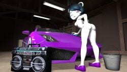 3d anthro female female_protagonist freedom_planet looking_at_viewer neera_li nude nude_female panda smile video_games wink winking winking_at_viewer zengo