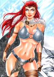red sonja from dynamite comics by ed benes studio