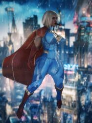 1futa 3d 3d_(artwork) big_breasts bodysuit bodysuit_bulge breasts bulge busty cigar dc dc_comics dickgirl floating futa_only futanari huge_bulge injustice_2 intersex kara_danvers kara_zor-el penis_under_clothes salamandraninja sfm short_hair smoking supergirl