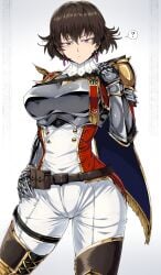 1girls armor big_breasts breasts female fiorayne monster_hunter monster_hunter_rise short_hair suzusiigasuki tagme tight_clothing tight_pants tomboy warriors