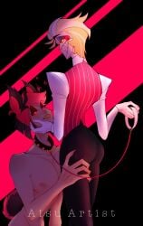 alastor (hazbin hotel) from hazbin hotel by aisuartist