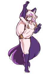 1boy 2022 2d animal_ears anthro anthrofied bare_legs barefoot bikini blush blush_lines bulge clothing commission cute earrings eyebrows_visible_through_hair eyelashes femboy flat_chest fluffy_tail fox fox_ears fox_tail front_view full_body furrreun furry furry_ears furry_male furry_only girly leg_up long_hair long_tail looking_at_viewer male male_focus male_only mostly_nude navel one_leg_up original_character peace_sign pink_eyes png pose posing purple_fur revealing_clothes sketch skimpy smile smiling smiling_at_viewer solo solo_focus solo_male standing standing_on_one_leg string_bikini tail thick_thighs toned transparent_background two_tone_body two_tone_hair white_body wide_hips