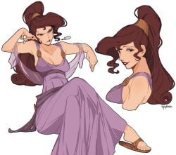 balkan_clothing breasts female greek_clothes greek_mythology hercules_(disney) large_breasts megara tipsytrains