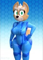 1girls 3d acstlu animated anthro ass ass_jiggle big_ass blue_background blue_clothing breast_jiggle breasts disembodied_hand eyelashes female fox_mccloud fur furry green_eyes hand huge_ass jiggle large_ass nintendo rule_63 shiny_clothes shocked sound spanked spanking star_fox surprised thick_ass thick_thighs thighs tight_clothing video voluptuous zero_suit zero_suit_fox