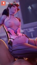 1boy 1girls 3d animated athletic_female bandoned blender erection female female_focus human light-skinned_male looking_at_viewer male no_sound overwatch penis pov sex short_playtime straight video widowmaker