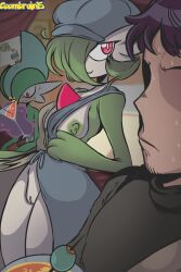 1girls 2022 2boys areolae artist_name athletic_female blush blush_lines blushing bodily_fluids breasts cafe_style_gardevoir cheating clothing coombrain15 cucked_by_pokemon cuckold exhibitionism exposed_breasts exposed_nipples exposed_pussy exposing exposing_breasts female female_focus flashing flashing_breasts gallade gardevoir generation_3_pokemon generation_4_pokemon genitals green_areola green_hair green_nipples group hair hair_over_eye hair_over_one_eye hat headgear headwear hi_res human humanoid interspecies light-skinned_male male male_human/female_humanoid male_human/female_pokemon mammal martini nervous_male nervous_sweat netorare nintendo nipples no_panties no_underwear ntr one_breast_out one_eye_obstructed pokémon_(species) pokemon pokemon_(species) pokephilia pussy red_eyes sexually_suggestive smile sweat sweatdrop thought_bubble trio vagina video_games white_body