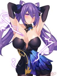 keqing (genshin impact) from genshin impact by fignya