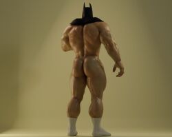 1boy ass batman batman_(series) big_ass big_butt dc male male_only muscular muscular_male solo solo_male voluox