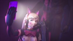 3d big_penis black_cat_d.va black_penis blonde_female blonde_hair currysfm d.va dark-skinned_male dark_skin exposed_breasts gifdoozer's_black_cat_d.va hand_on_head head_grab holding_penis interracial kissing_penis large_penis overwatch penis selfie small_breasts winking