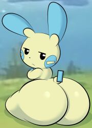 minun from nintendo by ekkokenight