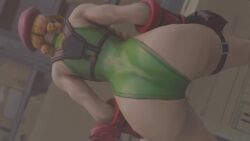 1girls 3d animated ass ass_focus ass_shake bare_shoulders blonde_hair braid bubble_butt cammy_white cammy_white_(fortnite) capcom female_only foreskin fortnite fortnite:_battle_royale from_behind huge_ass jiggle kishi leotard light-skinned_female long_hair longer_than_30_seconds no_sound shiny shiny_clothes shiny_skin solo street_fighter thick_thighs twerking twin_braids video