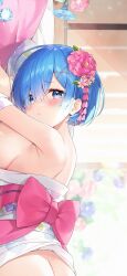 ayamy big_breasts blue_eyes blue_hair breasts female tagme