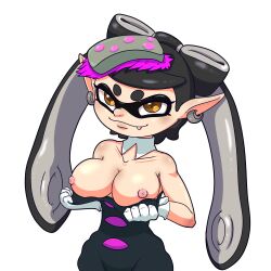 breasts callie_(splatoon) nipples smooth_skin splatoon splatoon_(series) splatoon_1 squid squid_girl squid_sisters video_games