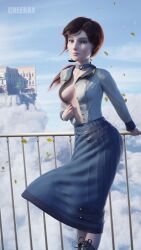 elizabeth comstock from bioshock by cheerax