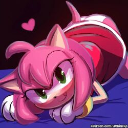 amy rose from sonic (series) by lumineko