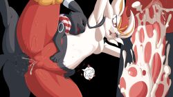 anthro bodily_fluids cinderace cum cum_in_pussy cum_inside duo eeveelution ejaculation female genital_fluids genitals knot knotting male male/female nintendo pata penis pokémon_(species) pokemon pokemon_(species) pussy pussy_juice umbreon video_games wide_hips