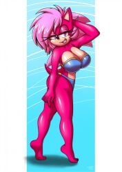 1girls big_ass big_breasts bikini bodysuit female female_only pink sega sexy_beach solo solo_female sonia_the_hedgehog sonic_(series) sonic_the_hedgehog sonic_the_hedgehog_(series) sonic_underground