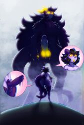 <3_eyes 2boys absurd_res ahe_gao anthro aspenofsimpcon balls big_penis demon demon_humanoid detailed_background diphallia diphallism duo erection fog fur genitals hair heart hi_res hooves horn huge_cock humanoid hyper hyper_genitalia hyper_penis long_hair looking_pleasured macro male male/male male_focus male_only multi_penis neth_(aspen) nugget_(aspen) penis penis_tail purple_body purple_skin short_hair size_difference tail tail_penis vein veiny_penis yellow_eyes