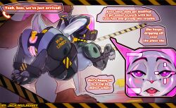 amputee anal anal_sex anthro bitchsuit bodily_fluids bondage_gear brainwashing canid canine clitoris_chastity_cage corruption cybernetics cyborg disability disney english_text female feral_replacement_limb fox genital_fluids grey_body harness_grab hi_res holding_character jack_mulroney judy_hopps lagomorph leporid limbless lips long_ears machine male mammal metal_limbs mind_break nick_wilde penetration prosthetic prosthetic_arm prosthetic_leg prosthetic_limb purple_eyes quadruple_amputee rabbit rabbit_ears scut_tail short_tail tail text vaginal_fluid_string vaginal_fluids zootopia