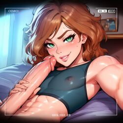 ai_generated athletic athletic_femboy bedroom black_eyeliner blush camera_pov camera_view closeup confident confident_smile covered_nipples crop_top cute_femboy cute_male dickpic exposed_navel femboy feminine_faced_male feminine_male freckles freckles_on_face freckles_on_shoulders hi_res highres huge_cock hung_femboy hung_trap knowing_look long_penis lying_on_bed masturbation motion_blur motion_lines novelai penis_bigger_than_arm penis_bigger_than_head penis_longer_than_body penis_on_chest penis_on_face penis_to_chest penis_to_face selfie sending_nudes sexually_suggestive sharp_eyelashes smooth_penis smooth_skin soft_abs soft_muscle solo solo_femboy solo_male sweatdrop taking_picture taking_selfie thick_eyelashes thick_lips tomgirl trap visible_nipples wavy_hair well_endowed youreyesonly
