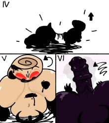 animal_genitalia animal_penis asherr big_breasts big_penis black_liquid blotches blushcrunch_studio bouncing_penis breasts claws dandy&#039;s_world equine_genitalia equine_penis for_a_head genitals glistening glistening_body growth gynomorph hi_res huge_breasts humanoid ichor intersex object_head open_mouth penis purple_body red_eyes roblox shelly_(dandy&#039;s_world) solo staring_at_penis surprised_face toon_(dandy&#039;s_world) transformation visible_ribcage