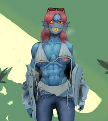 undyne from undertale by redmanart