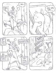 anthro ass bathing bathroom big_butt breaking_and_entering breasts cellphone circe_(artist) clothing comic deer deltarune duo electronics english_text female female/female genitals hair hair_over_eye hi_res horn knocking knocking_on_door lizard long_hair mammal new_world_deer nightgown noelle_holiday nude nude_female overweight phone reindeer reptile scalie shampoo shocked shower showering small_breasts small_tail surprised susie_(deltarune) tail taking_picture text texting thought_bubble undertale_(series) vulva wet wet_body
