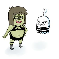 artist_request high_five_ghost male male_only muscle_man regular_show tagme