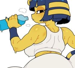 ankha from animal crossing by chengchezhiice
