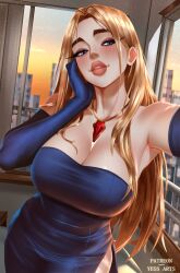 blonde blazer from dispatch (game) by yessarts