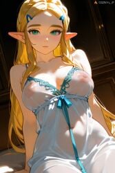 princess zelda from breath of the wild by caedia