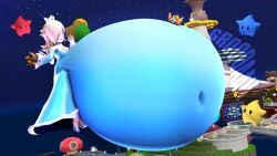 belly digested digestion digestion_noises gigantic_belly hyper hyper_belly luma mario_(series) nintendo princess_daisy princess_peach princess_rosalina shamefullmaker12 tagme vore