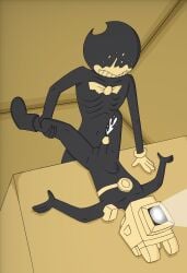 anal anal_sex ass bendy_and_the_dark_revival bendy_and_the_ink_machine boots circumcised_penis cum cumshot deep_anal deep_penetration dick dubious_consent faggot fucked_into_submission fucking gay gay_sex genitals ink_demon lewdboiart_(artist) object_head on_back orgasm penis penis_size_difference projectionist projector sex size_difference stomach_bulge tagme the_projectionist thighs