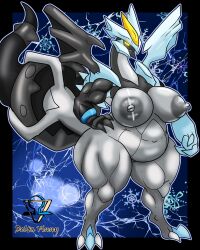 black kyurem from mythology by deltavinny